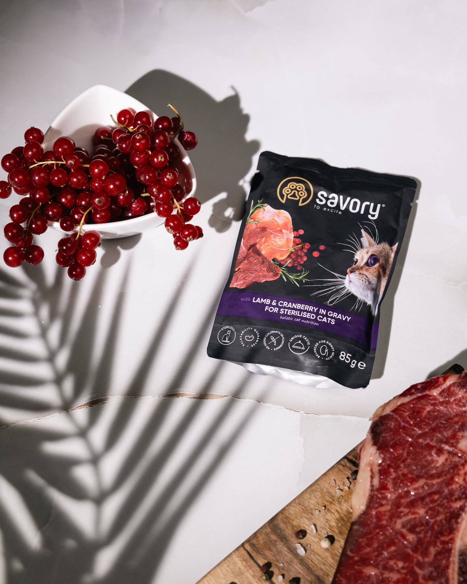 Savory Pouch Sterilized με Αρνί και Κράνμπερι