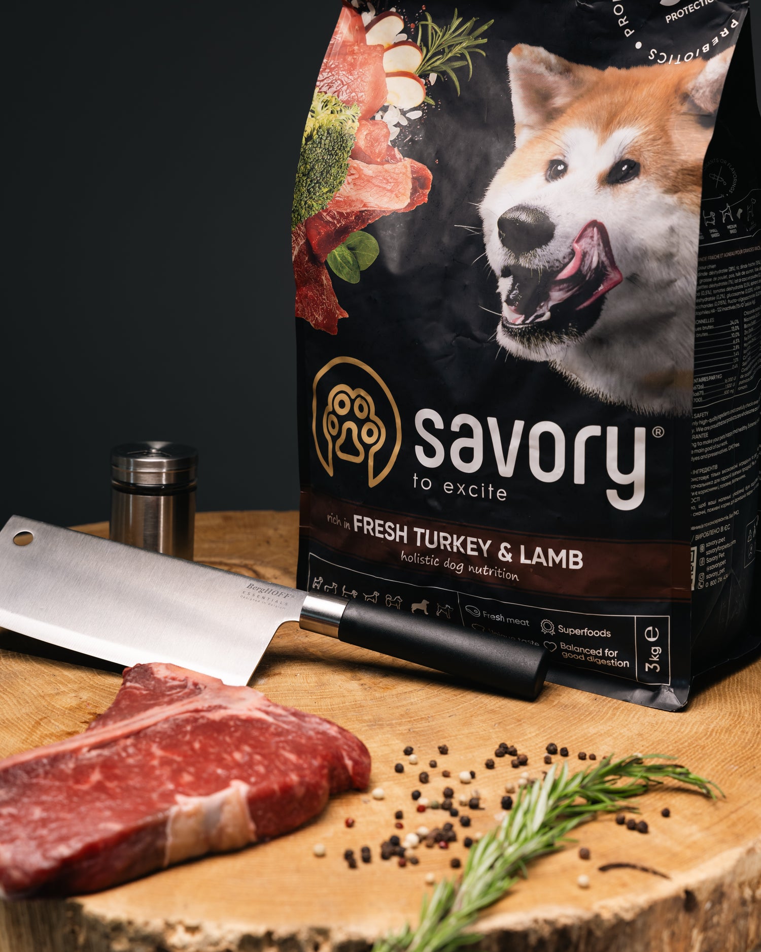 Savory Adult Μεγάλων Φυλών με Γαλοπούλα και Αρνί