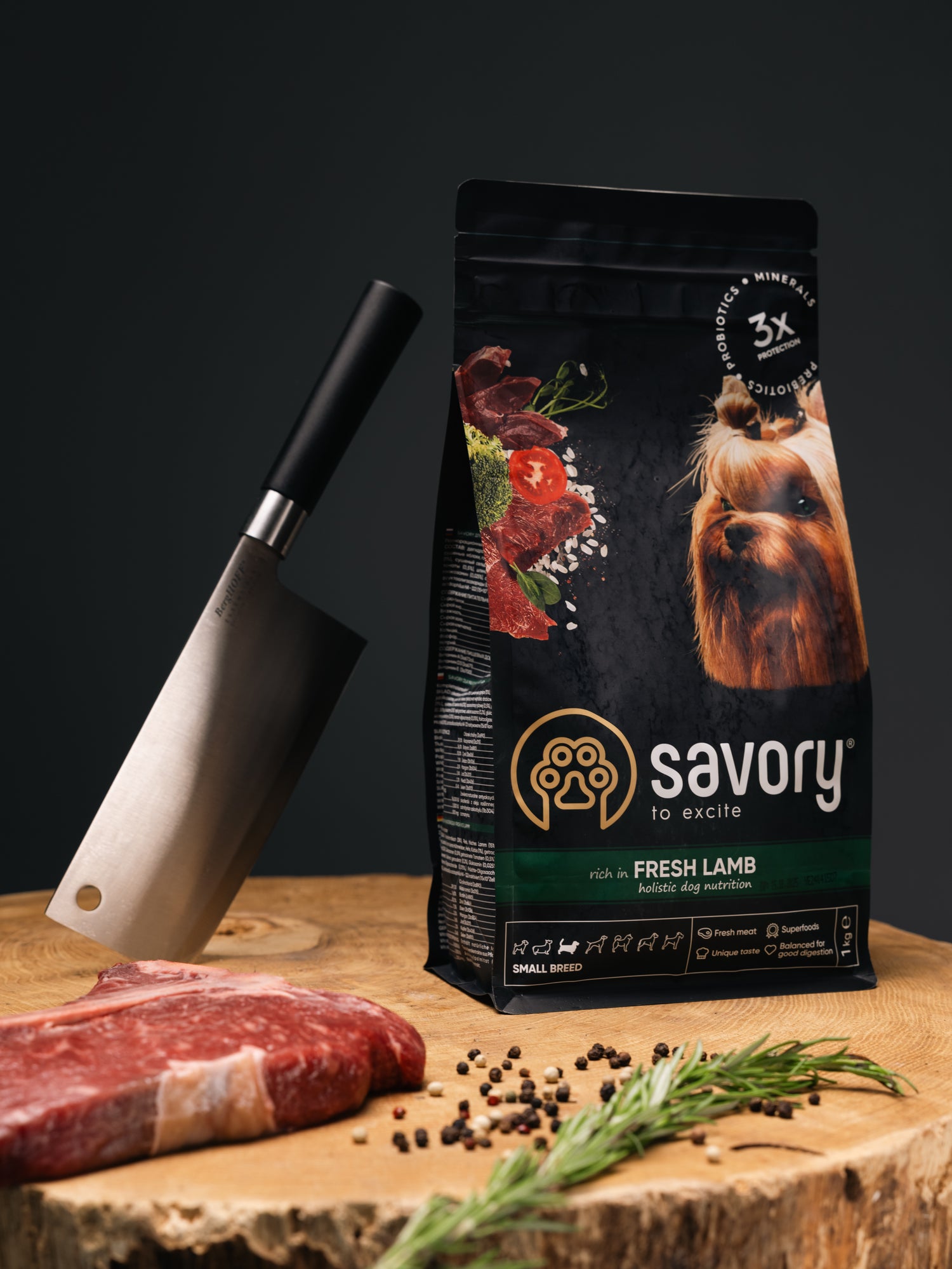 Savory Adult Μικρών Φυλών με Αρνί