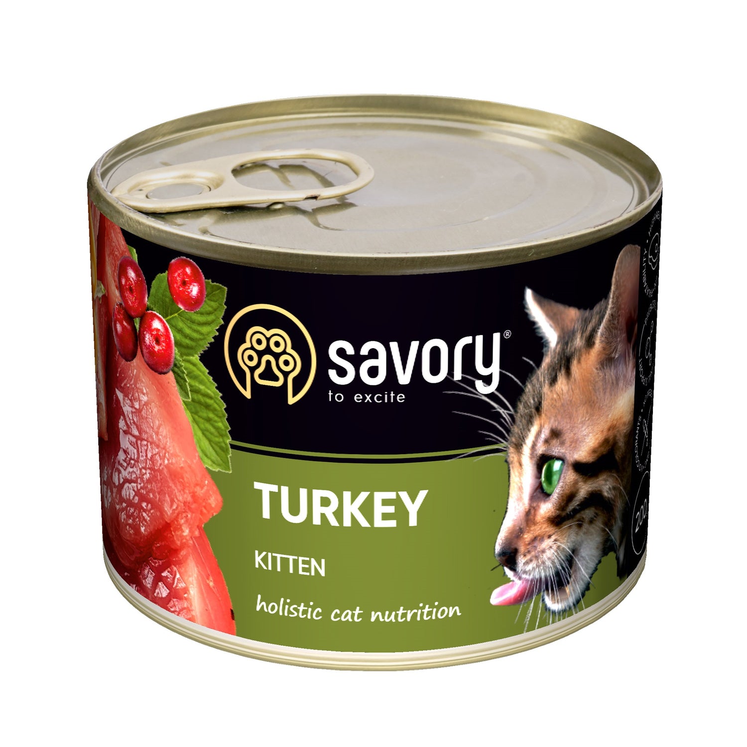 Savory Kitten Πατέ με Γαλοπούλα 200gr