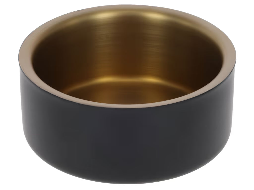 Golden Stainless Steel Bowl – Premium Ανοξείδωτο Μπολ για Σκύλο & Γάτα