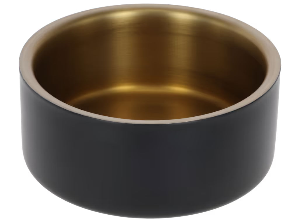Golden Stainless Steel Bowl – Premium Ανοξείδωτο Μπολ για Σκύλο & Γάτα