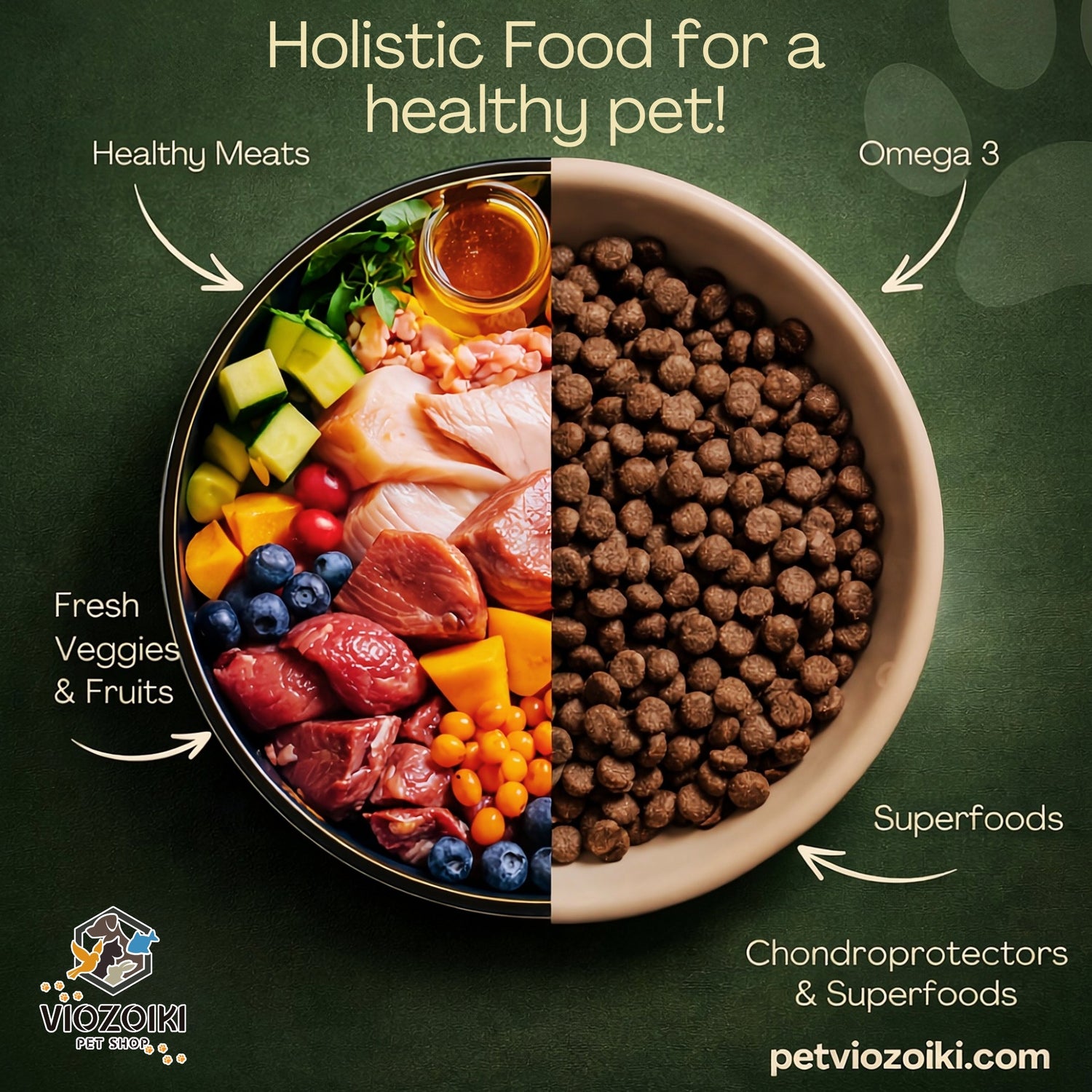 Holistic Pet Food: Tι είναι πραγματικά και γιατί όλο και περισσότεροι επιλέγουν Ολιστικές τροφές?