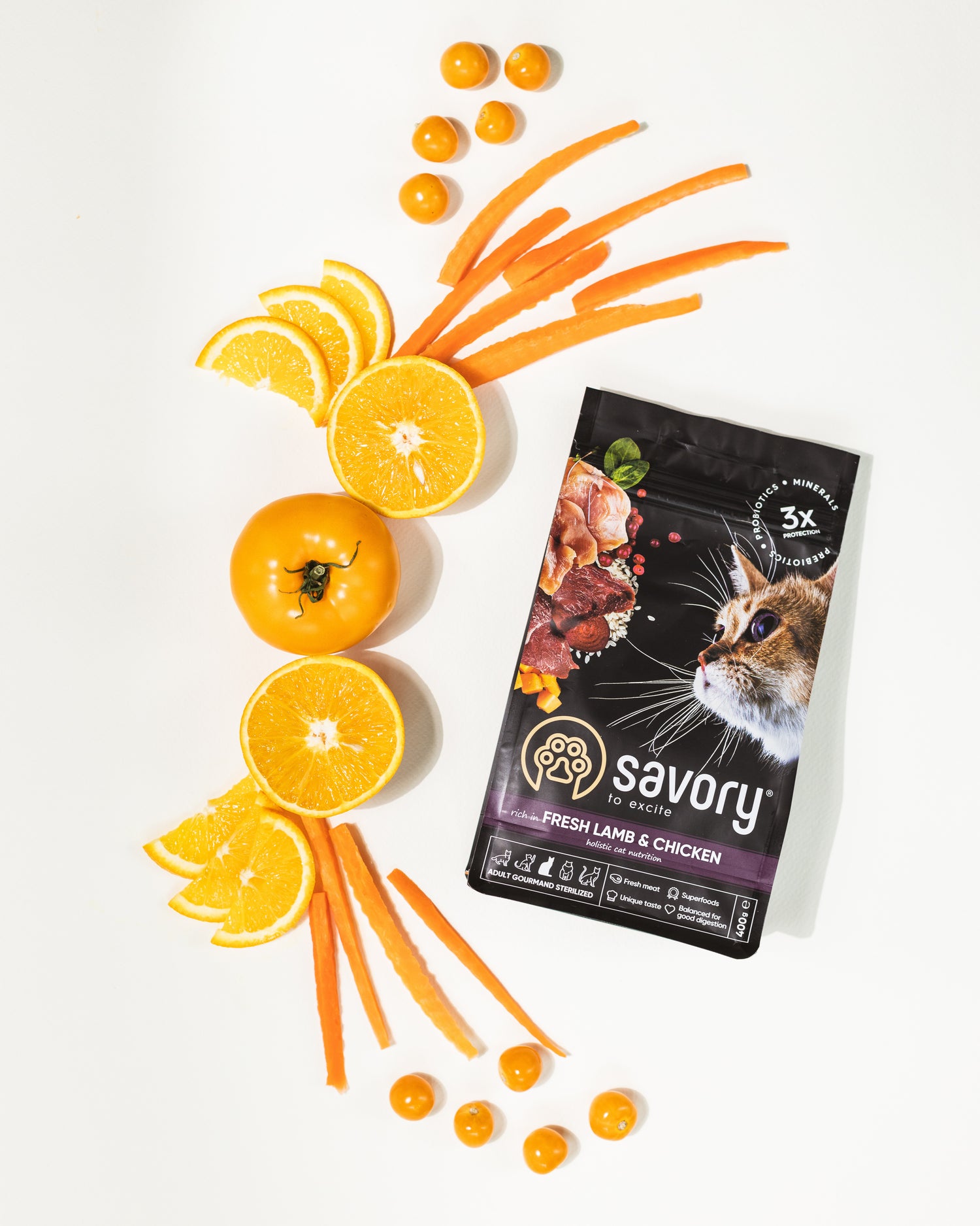 Savory Για Στειρωμένες Γάτες με Αρνί και Κοτόπουλο