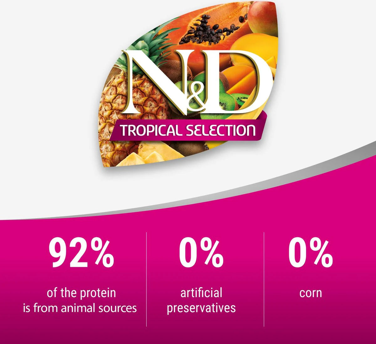 Farmina N&D Tropical Selection Kitten Lamb – Πλήρης Τροφή για Γατάκια με Αρνί & Τροπικά Φρούτα (1.5kg)