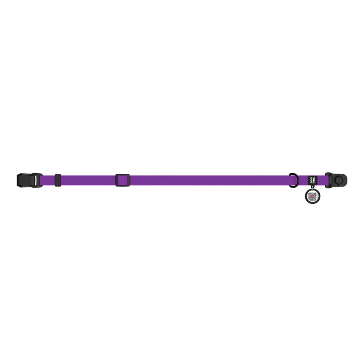 WAUDOG Magnet Dog Collar with QR Passport Purple – Μαγνητικό Περιλαίμιο Σκύλου από COLLARTEX