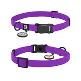 WAUDOG Magnet Dog Collar with QR Passport Purple – Μαγνητικό Περιλαίμιο Σκύλου από COLLARTEX